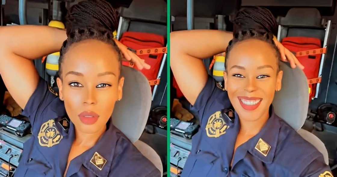 SA firefighter showed Bafana Bafana support SA firefighter showed Bafana Bafana support