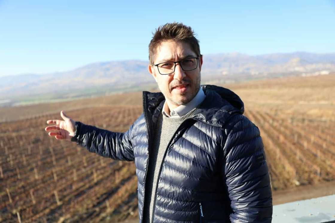 Struggling to keep up with demand: Candas Misir in the Vinkara vineyards Struggling to keep up with demand: Candas Misir in the Vinkara vineyards