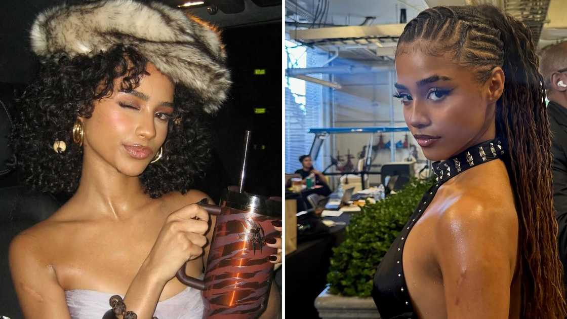 Tyla faked taking a shot at a nightclub Tyla faked taking a shot at a nightclub