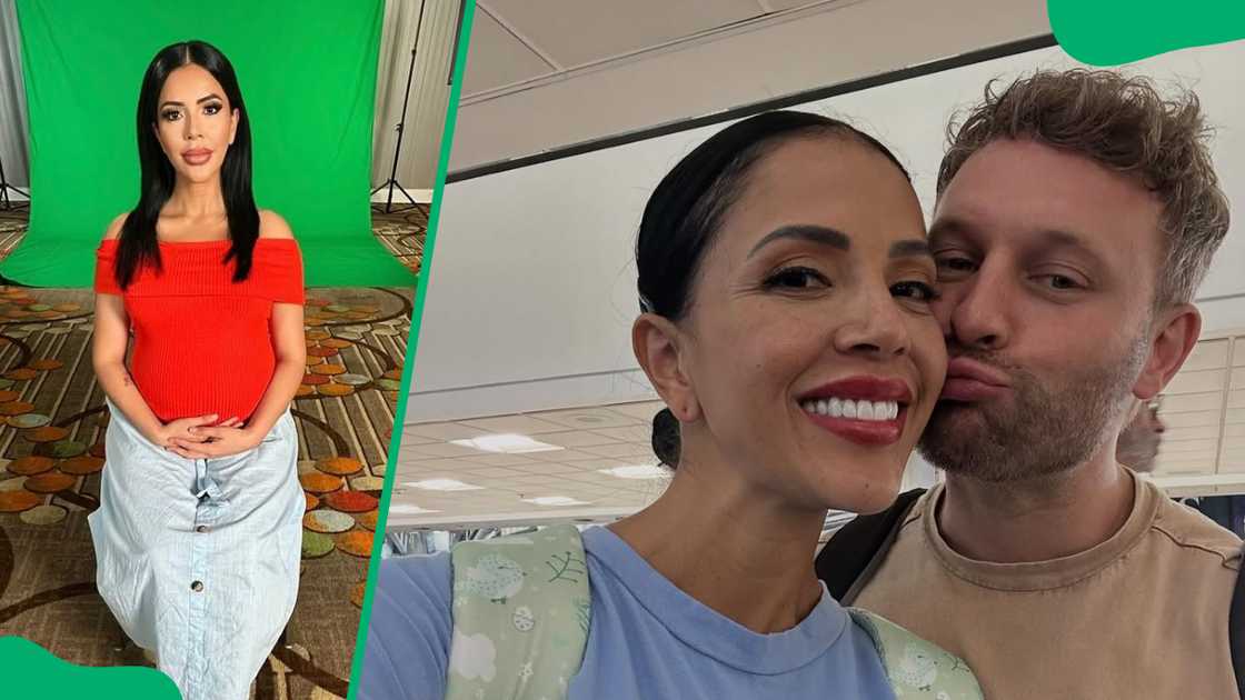 Jasmine and her new husband, Matt