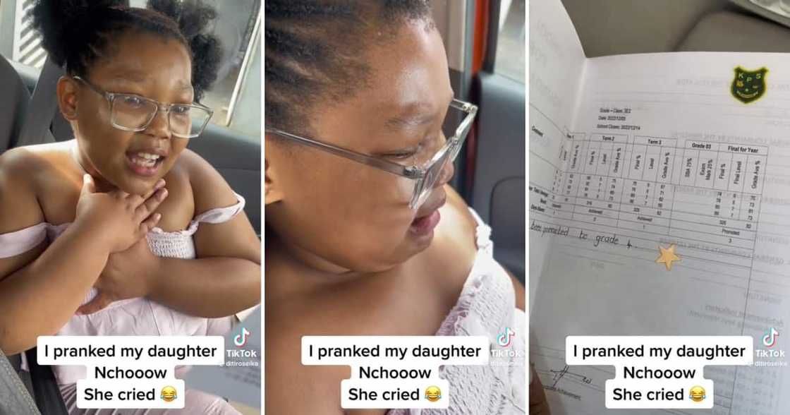Mom pranks daughter into believing she failed Grade 3 Mom pranks daughter into believing she failed Grade 3