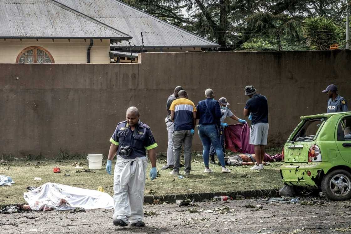 The tanker, transporting liquefied petroleum gas, was caught beneath a bridge close to the hospital and houses on Saturday morning The tanker, transporting liquefied petroleum gas, was caught beneath a bridge close to the hospital and houses on Saturday morning