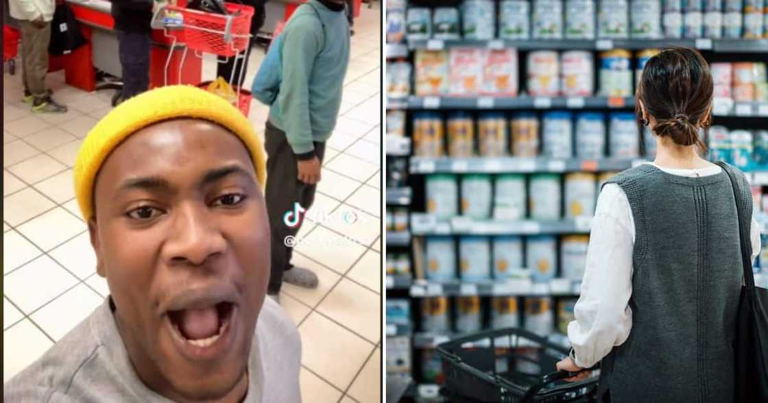 Shoprite prankster makes shop go quiet. Shoprite prankster makes shop go quiet.
