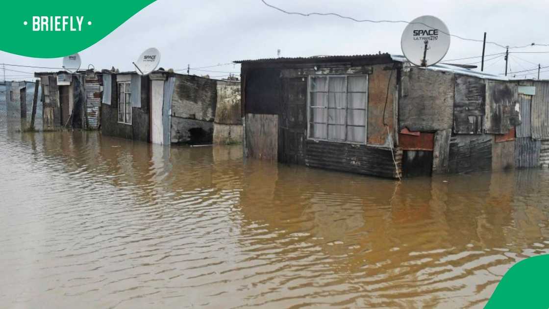 Two people lost their lives when an informal settlement in eThekwini, KwaZulu-Natal flooded Two people lost their lives when an informal settlement in eThekwini, KwaZulu-Natal flooded
