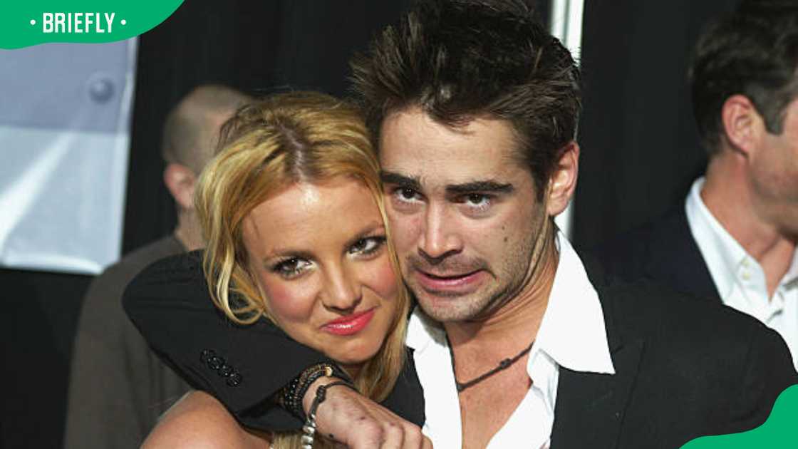 Singer Britney Spears and actor Colin Farrell at the premiere of 'The Recruit' Singer Britney Spears and actor Colin Farrell at the premiere of 'The Recruit'