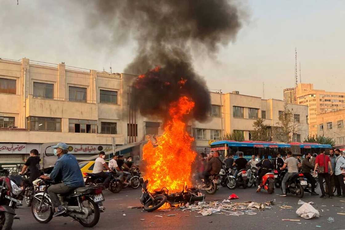 Videos posted on social media indicated that protests continued at various points in Tehran and other cities nationwide over the last days