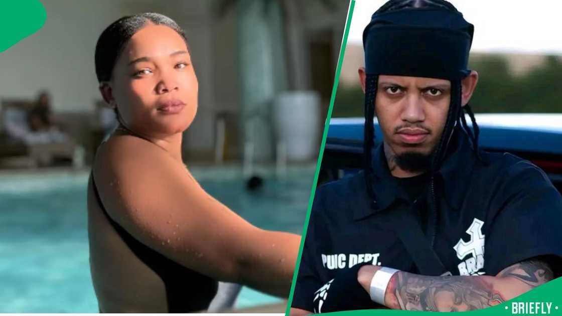 SA comforts Junior King's wife Reece Lane after car crash