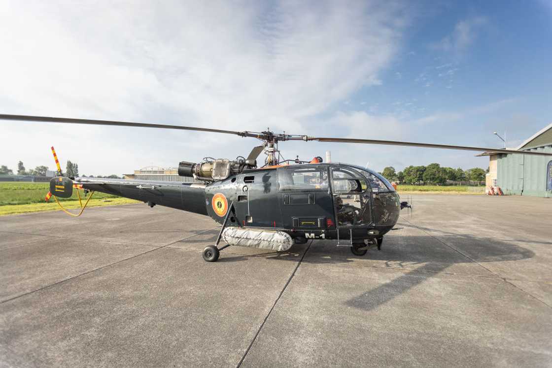 An Alouette helicopter crashed in the Northern Cape An Alouette helicopter crashed in the Northern Cape