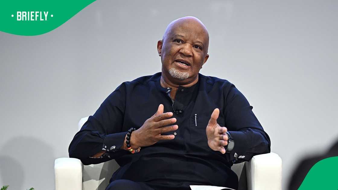 Mcebisi Jonas speaks at Semafor's The Next 3 Billion Summit at The Pierre Hotel on September 24, 2024 in New York City
