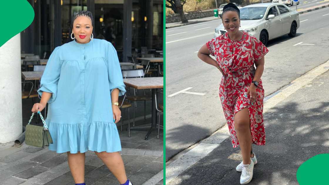 South Africans praised a woman who lost weight after working out for 10 months.