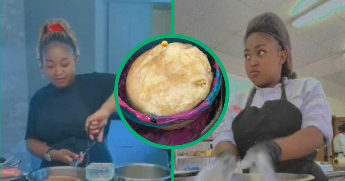 TikTok video shows chef melting dumpling in plastic