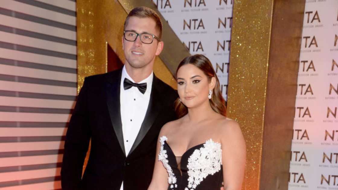 Dan Osborne and Jacqueline Jossa at London's O2 Arena. Dan Osborne and Jacqueline Jossa at London's O2 Arena.
