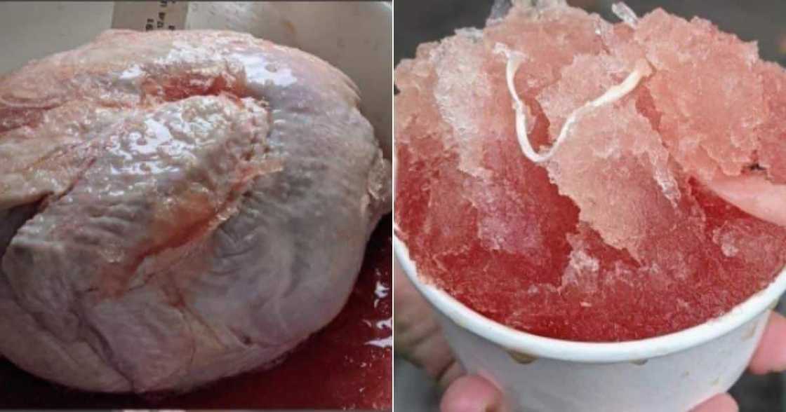 Man, Pics, Frozen blood, Chicken, Twitter reactions