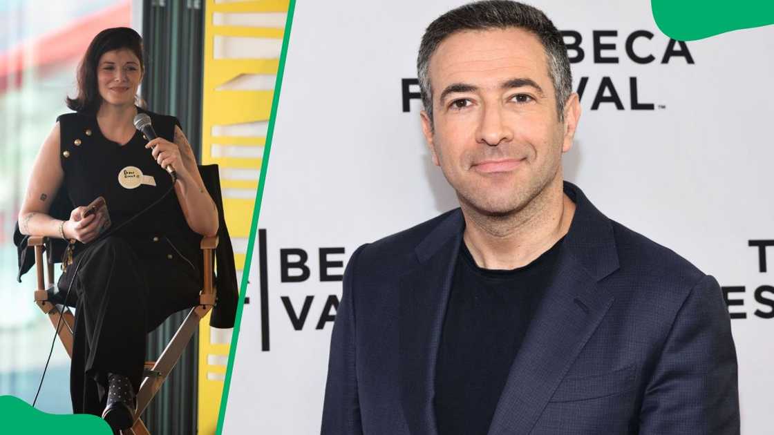 Drew Grant at the dot.LA Summit in 2022 (L). Ari Melber at the 2023 Tribeca Festival in New York City, USA (R) Drew Grant at the dot.LA Summit in 2022 (L). Ari Melber at the 2023 Tribeca Festival in New York City, USA (R)