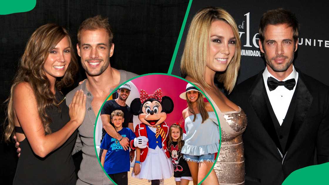 Elizabeth Gutiérrez, William Levy and their children, Christopher and Kailey