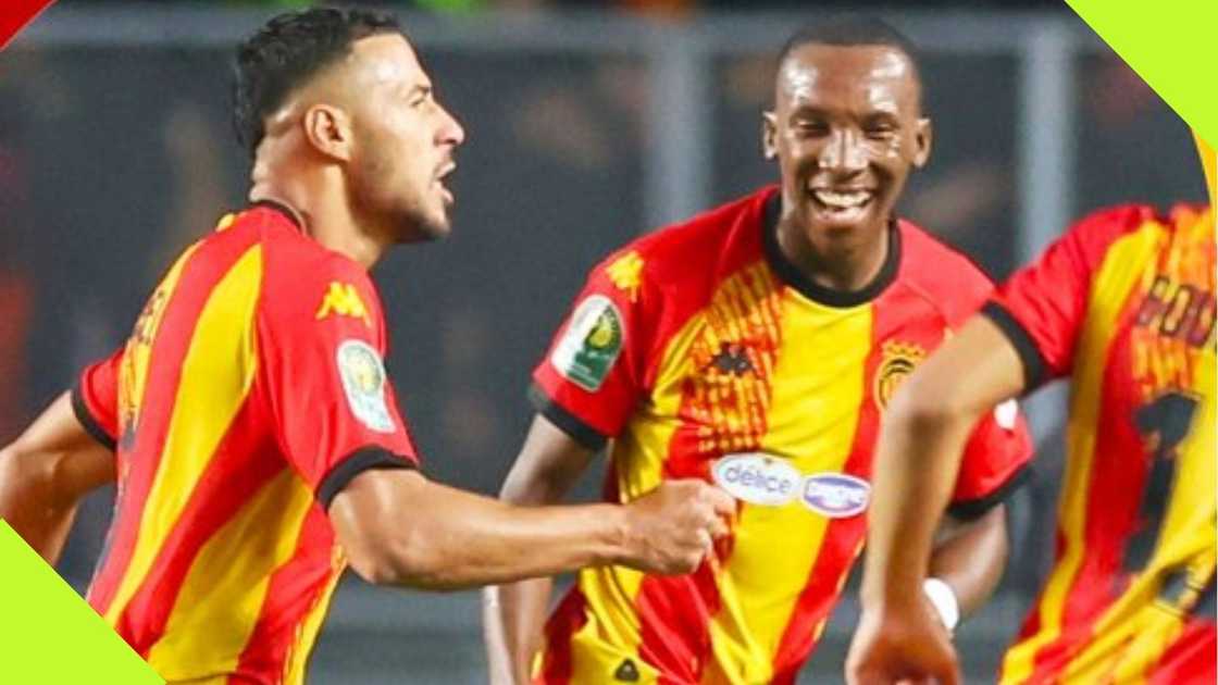Elias Mokwana scores in Esperance of Tunis win over Pyramid FC in the CAF Champions League. Elias Mokwana scores in Esperance of Tunis win over Pyramid FC in the CAF Champions League.