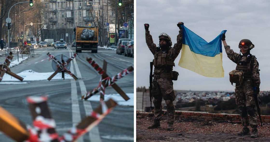 Fighting has been heard at the Ukraine frontline Fighting has been heard at the Ukraine frontline