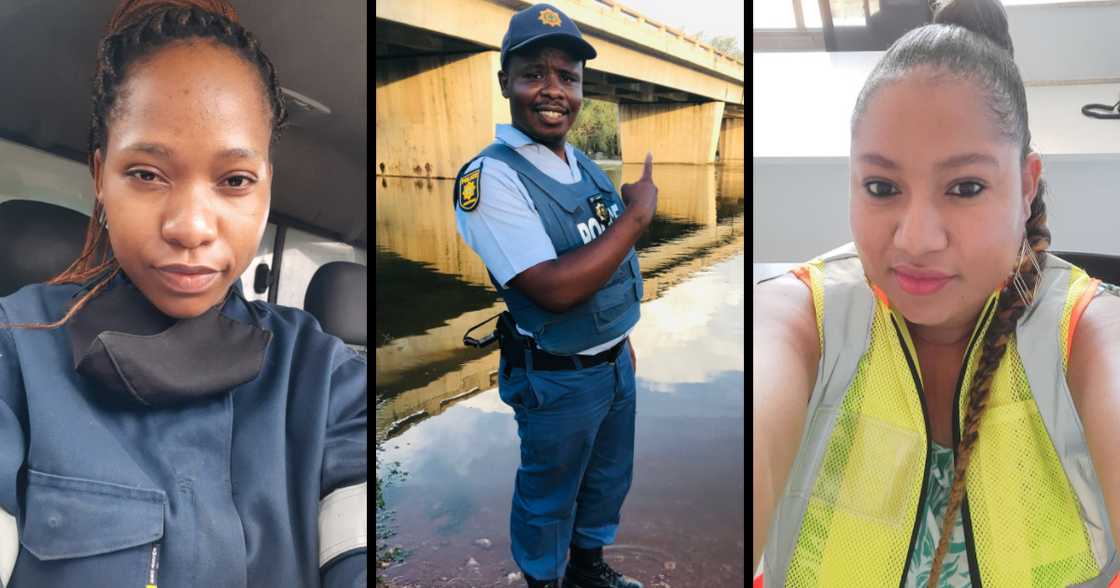 Work uniform, police, blue collar, employment, South Africans