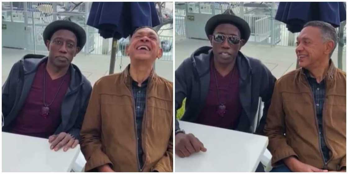 Bawo Ni? Hollywood's Wesley Snipes Speaks Yoruba as He Hangs out with Ben Murray Bruce Bawo Ni? Hollywood's Wesley Snipes Speaks Yoruba as He Hangs out with Ben Murray Bruce