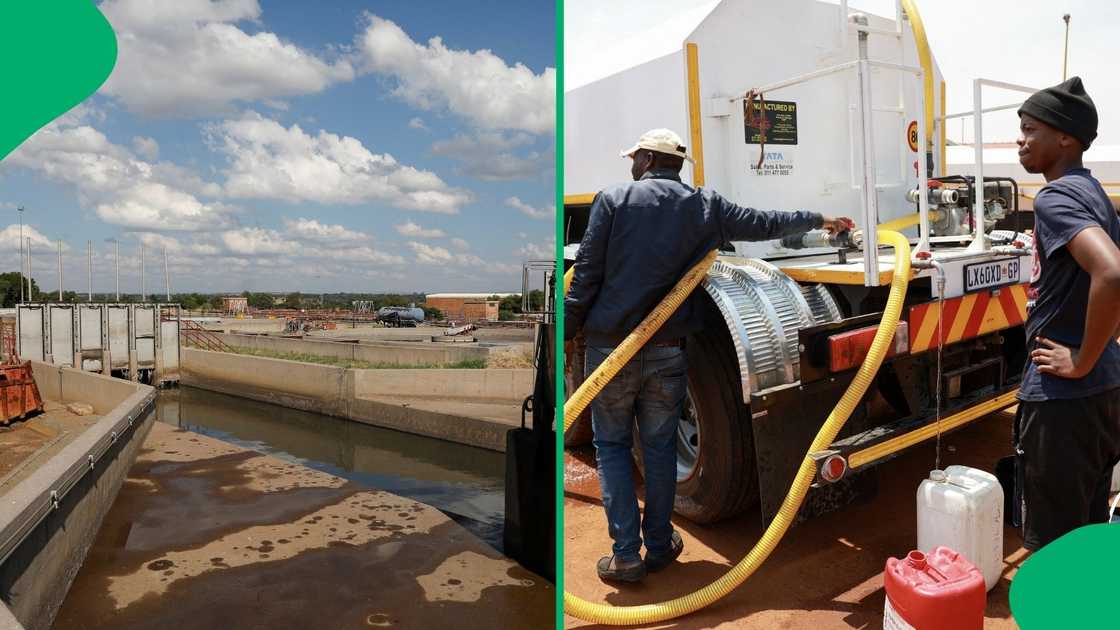 Aging infrastructure and water tankers are a common sight in the country.