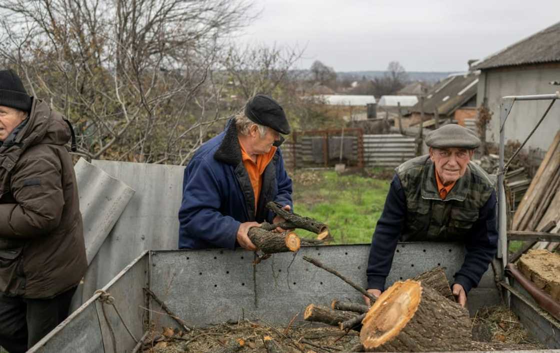 The few remaining residents in Siversk are preparing for a cold winter The few remaining residents in Siversk are preparing for a cold winter