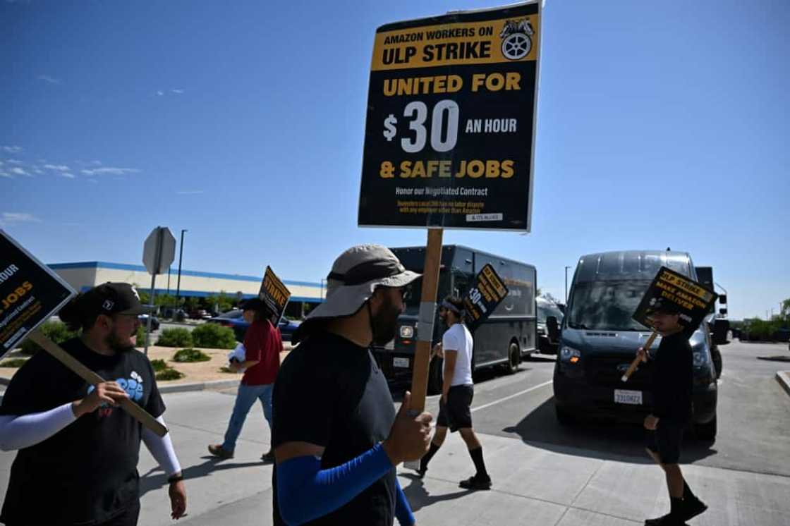 Drivers for contracted companies drive Amazon-branded vans under work conditions largely set by Amazon, but aren't considered employees of the online retail giant