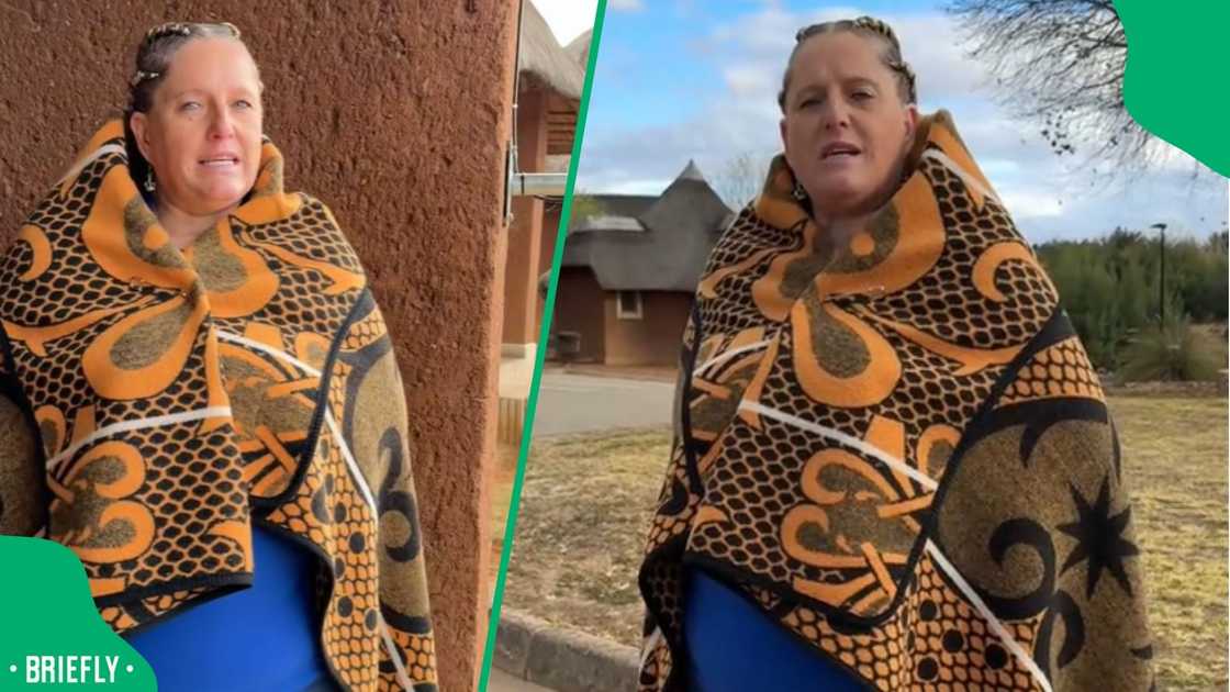 A woman went viral. A woman went viral.