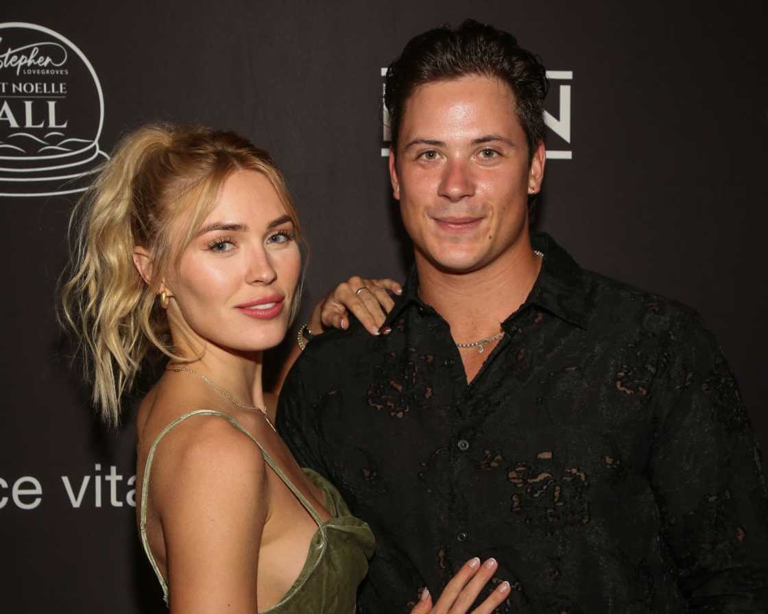 Cassie Randolph (L) and Brighton Reinhardt (R) attend Stephen Lovegrove's First Noelle Ball 2022 at The Mayan on December 08, 2022 in Los Angeles, California Cassie Randolph (L) and Brighton Reinhardt (R) attend Stephen Lovegrove's First Noelle Ball 2022 at The Mayan on December 08, 2022 in Los Angeles, California