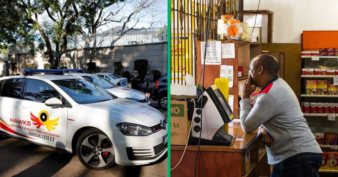 Hawks arrest 26 year old for allegedly kidnapping spaza shop owner Hawks arrest 26 year old for allegedly kidnapping spaza shop owner