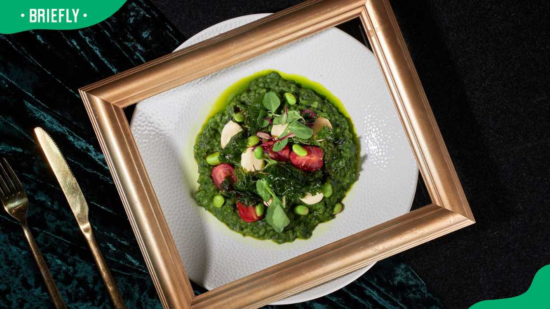 Aurum Restaurant risotto menu