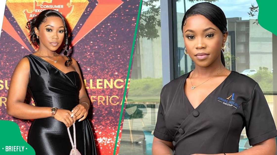 Angel Ndlela celebrated buying a new home Angel Ndlela celebrated buying a new home