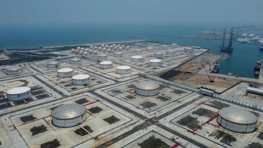 The Olmeca oil refinery is part of President Andres Manuel Lopez Obrador's efforts to boost the southern economy and achieve energy independence for Mexico The Olmeca oil refinery is part of President Andres Manuel Lopez Obrador's efforts to boost the southern economy and achieve energy independence for Mexico