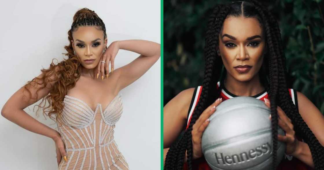 Pearl Thusi looked gorgeous in a mini two-piece outfit Pearl Thusi looked gorgeous in a mini two-piece outfit