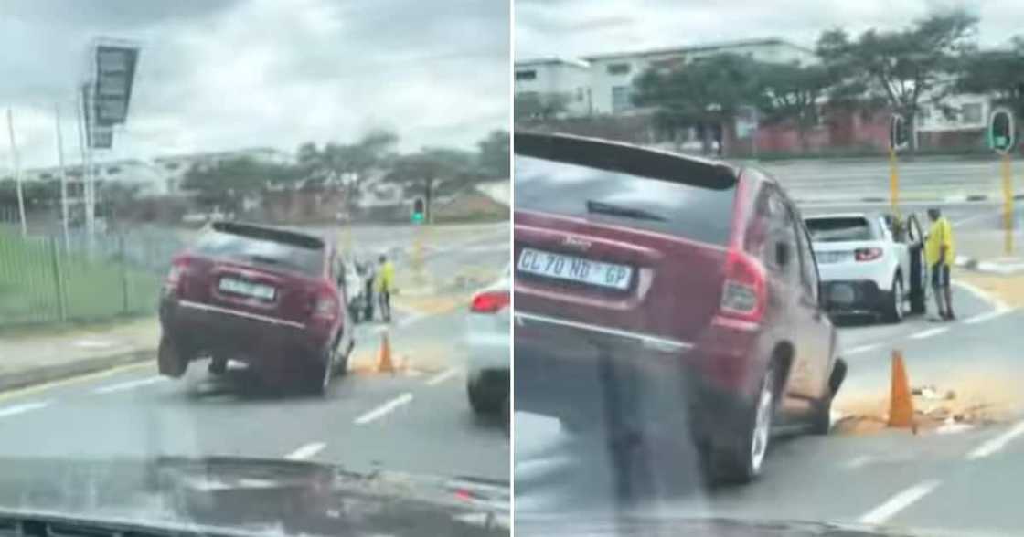 Pothole, social media, South Africa, Mzansi, car, Jeep Pothole, social media, South Africa, Mzansi, car, Jeep