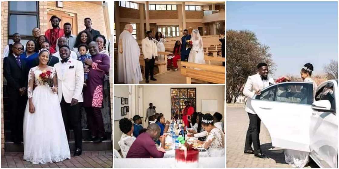 Massive reactions trail couple's simple wedding that had empty hall Massive reactions trail couple's simple wedding that had empty hall