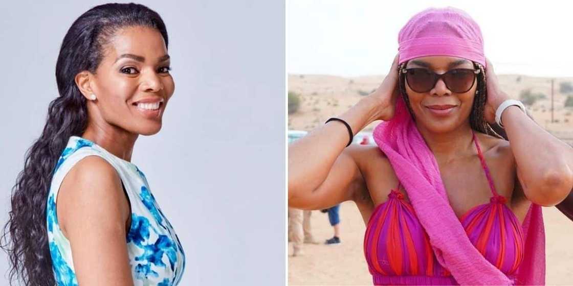 Pictures of Connie Ferguson's strange spa treatment Pictures of Connie Ferguson's strange spa treatment