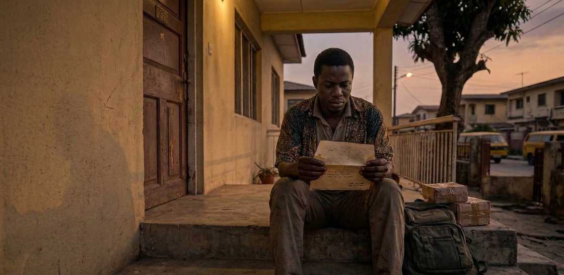 Man locks brother out of their inherited father's house. Man locks brother out of their inherited father's house.