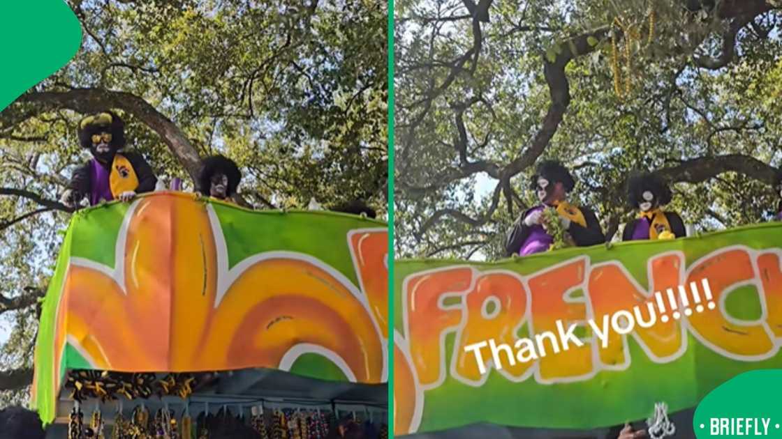 Spectators enjoyed the colourful floats and lively music