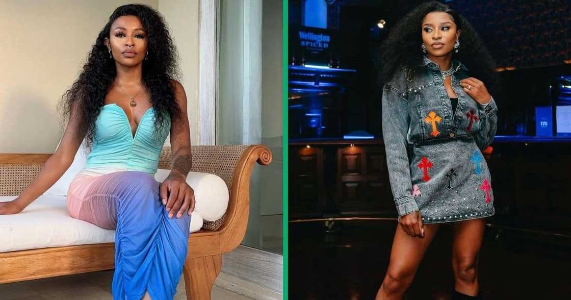 DJ Zinhle showed off her moves in roller skates DJ Zinhle showed off her moves in roller skates