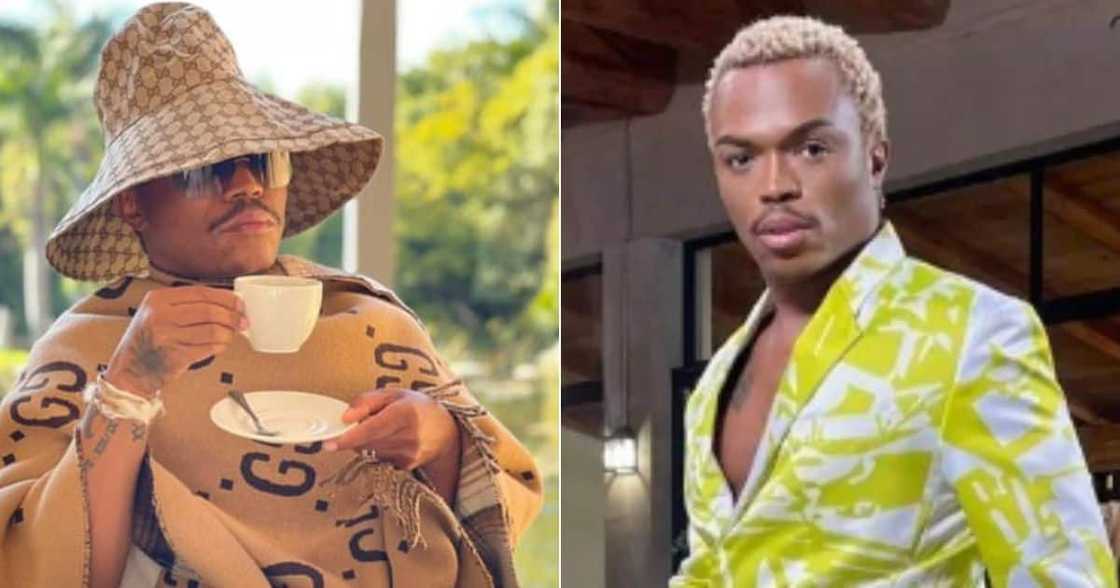 Somizi Mhlongo, tV personality, actor, choreographer, cookbook writer, author Somizi Mhlongo, tV personality, actor, choreographer, cookbook writer, author