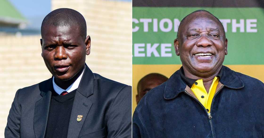 Ronald Lamola, backs President Cyril Ramaphosa, ANC president, 2nd term Ronald Lamola, backs President Cyril Ramaphosa, ANC president, 2nd term