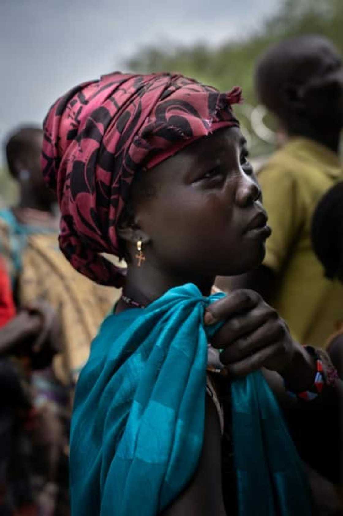 Needy: Violence in South Sudan has forced hundreds of thousands to flee their home Needy: Violence in South Sudan has forced hundreds of thousands to flee their home