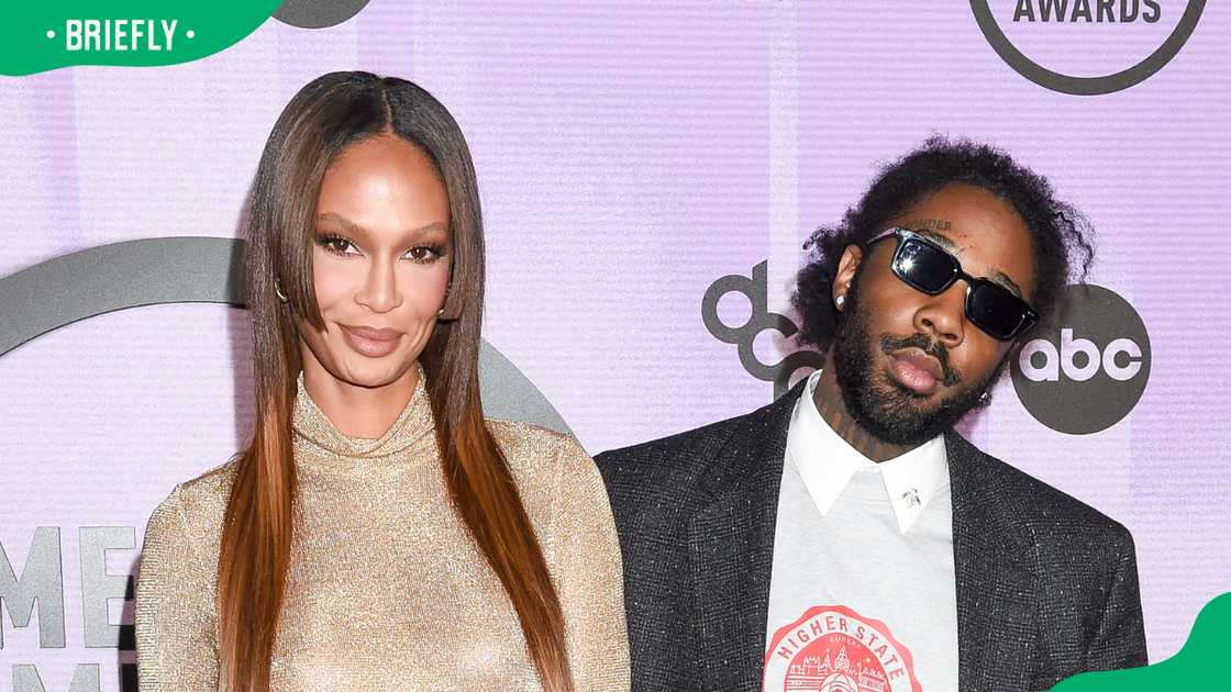 Joan Smalls and Brent Faiyaz at the AMAs Joan Smalls and Brent Faiyaz at the AMAs