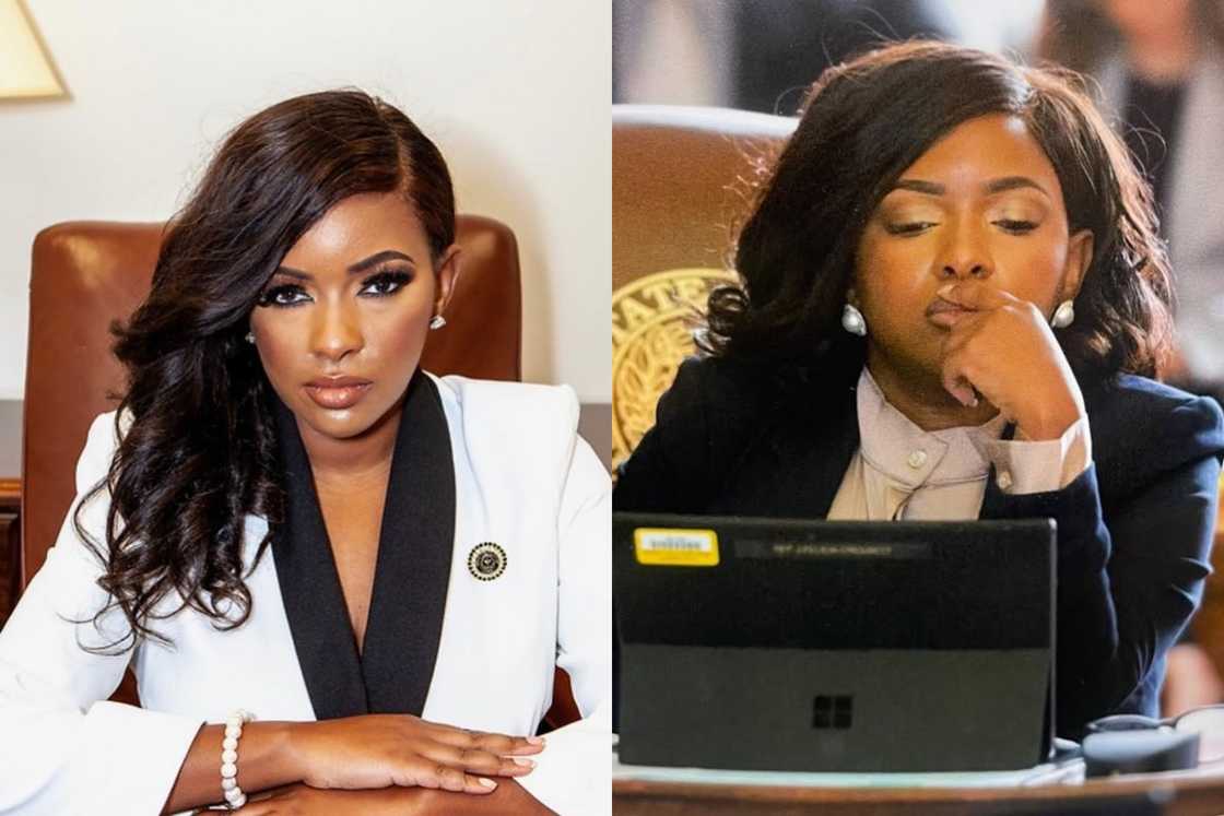 Jasmine Crockett in the office Jasmine Crockett in the office