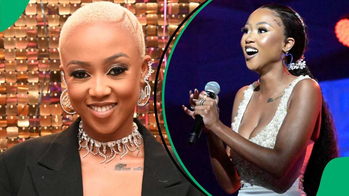 Nomuzi showed off her new man. Nomuzi showed off her new man.