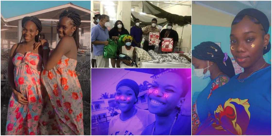 Celebration as twin sisters deliver babies 13 minutes apart, adorable photos emerge Celebration as twin sisters deliver babies 13 minutes apart, adorable photos emerge