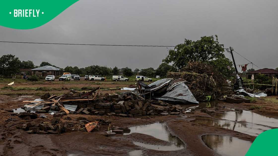 Homes were destroyed in Limpopo during the floods Homes were destroyed in Limpopo during the floods