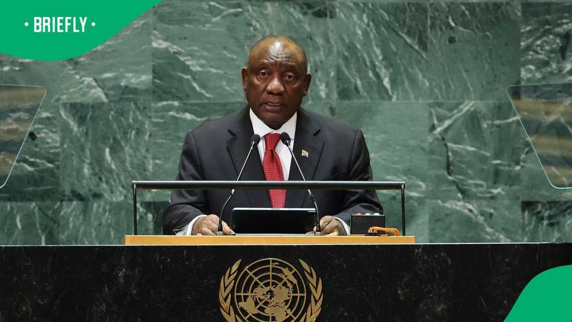 Cyril Ramaphosa spoke well of the Government of National Unity at the United Nation General Assembly Cyril Ramaphosa spoke well of the Government of National Unity at the United Nation General Assembly