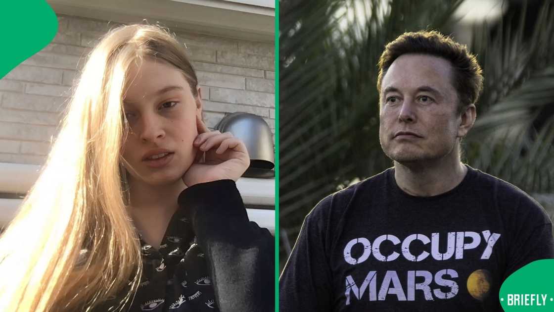 Vivian Wilson and Elon Musk. Vivian Wilson and Elon Musk.