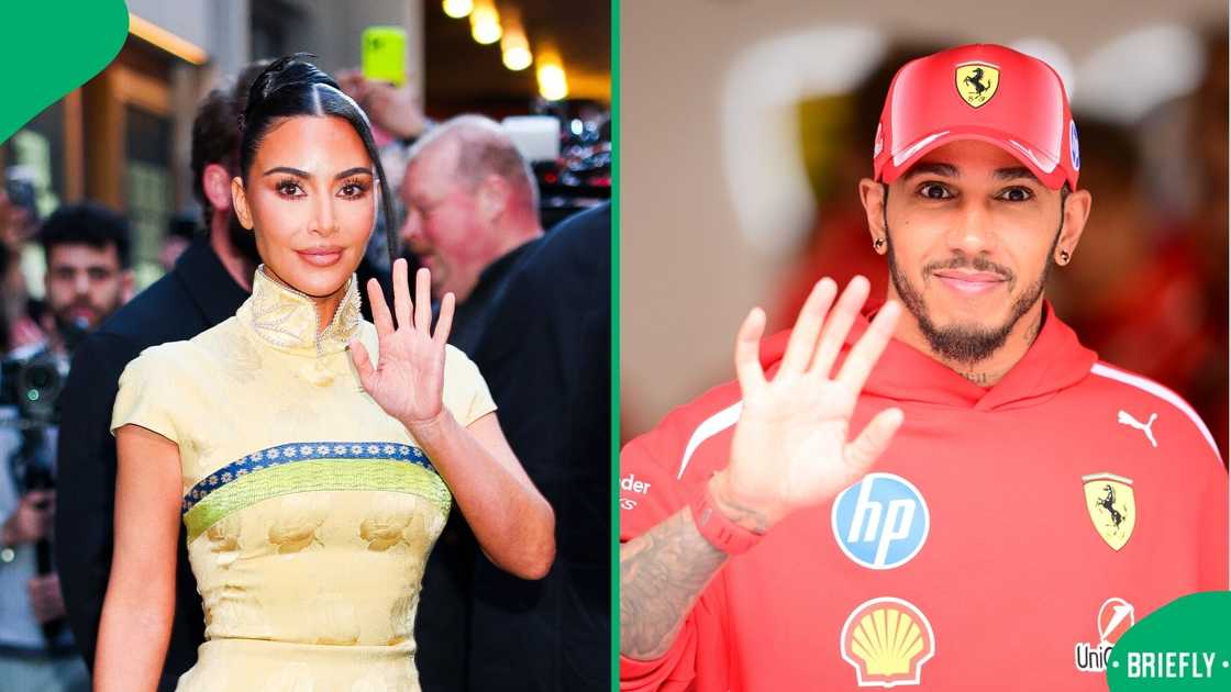 Lewis Hamilton spent time with Kim Kardashian's kids